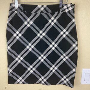 Talbots Skirt  Plaid Pencil Size 10